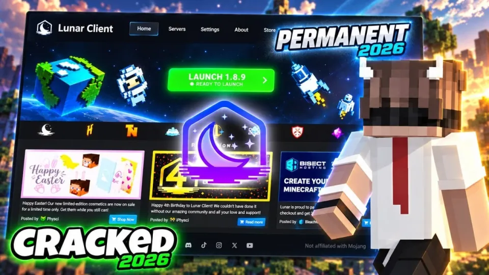 Minecraft Hack, How to Crack Lunar Client for Free and Stay Updated